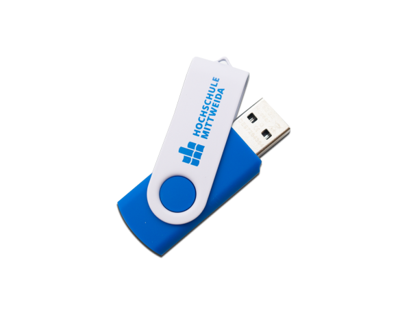 USB-Stick weiß-blau 32 GB